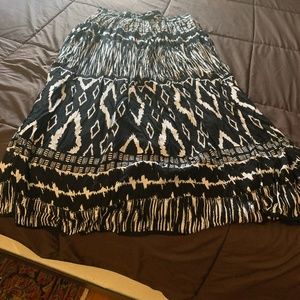 Maxi skirt - lined